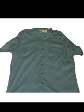 BIG MAC Vintage Short-Sleeve Camp Shirt. Made In 1997. Great Work Brand.